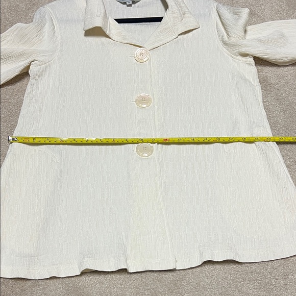 Cream Multiples Button-Up Jacket - Picture 9 of 13